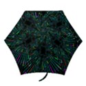 Colorful Geometric Electrical Line Block Grid Zooming Movement Mini Folding Umbrellas View1