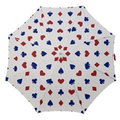 Playing Cards Hearts Diamonds Straight Umbrellas