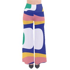 Rainbow Pink Yellow Bluw Green Rainbow Pants by Mariart