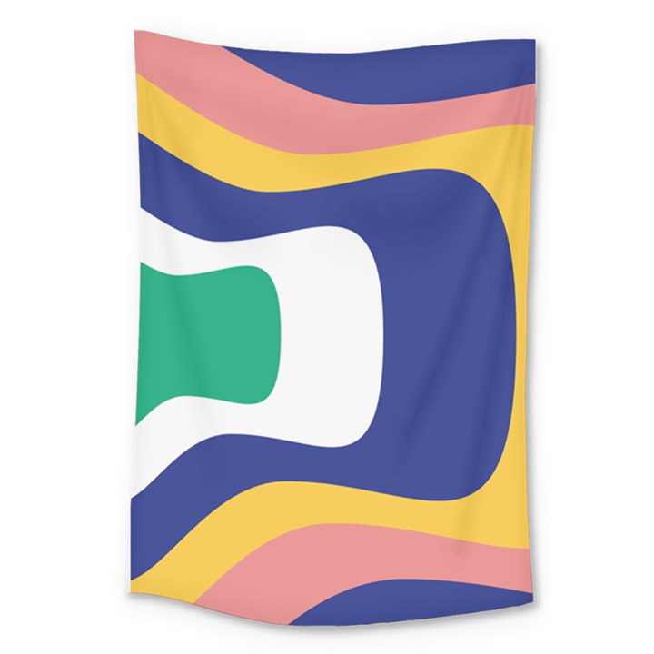 Rainbow Pink Yellow Bluw Green Rainbow Large Tapestry