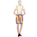 Rainbow Sign Yellow Red Blue Retro Braces Suspender Skirt View2