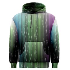 Numerical Animation Random Stripes Rainbow Space Men s Pullover Hoodie by Mariart