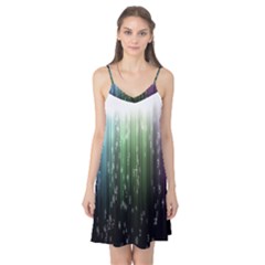 Numerical Animation Random Stripes Rainbow Space Camis Nightgown by Mariart