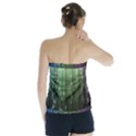 Numerical Animation Random Stripes Rainbow Space Strapless Top View2