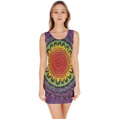 Rainbow Mandala Circle Bodycon Dress by Mariart