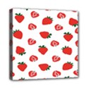 Red Fruit Strawberry Pattern Mini Canvas 8  x 8  View1