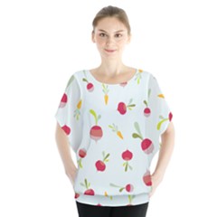 Root Vegetables Pattern Carrots Blouse