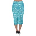 Repeatable Patterns Shutterstock Blue Leaf Heart Love Midi Pencil Skirt View2