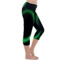 Rotating Ring Loading Circle Various Colors Loop Motion Green Capri Yoga Leggings View3