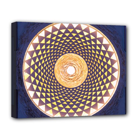 Sahasrara Blue Deluxe Canvas 20  X 16  