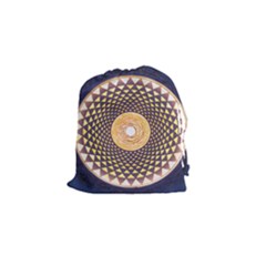 Sahasrara Blue Drawstring Pouches (small) 