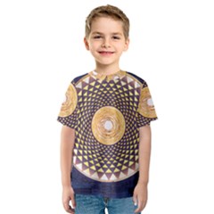 Sahasrara Blue Kids  Sport Mesh Tee