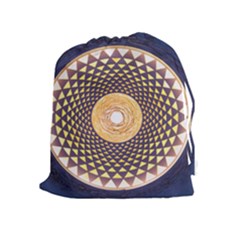 Sahasrara Blue Drawstring Pouches (extra Large)