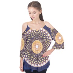 Sahasrara Blue Flutter Tees