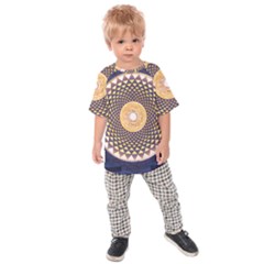 Sahasrara Blue Kids Raglan Tee