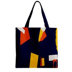 Slider Explore Further Zipper Grocery Tote Bag by Mariart