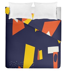 Slider Explore Further Duvet Cover Double Side (queen Size) by Mariart