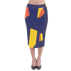 Slider Explore Further Velvet Midi Pencil Skirt