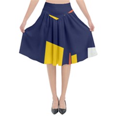 Slider Explore Further Flared Midi Skirt