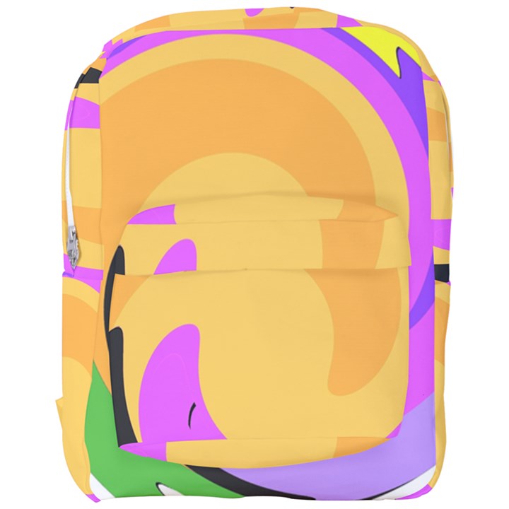 Spiral Digital Pop Rainbow Full Print Backpack