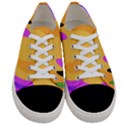 Spiral Digital Pop Rainbow Women s Low Top Canvas Sneakers View1