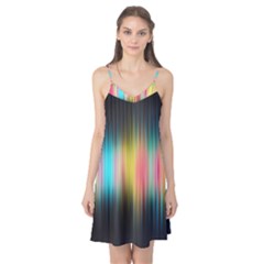 Sound Colors Rainbow Line Vertical Space Camis Nightgown