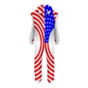 Stars Stripes Circle Red Blue Hooded Jumpsuit (Kids) View2