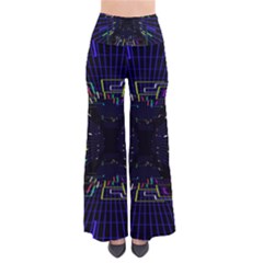 Seamless 3d Animation Digital Futuristic Tunnel Path Color Changing Geometric Electrical Line Zoomin Pants by Mariart