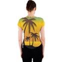 Sunset Summer Crew Neck Crop Top View2