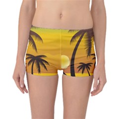 Sunset Summer Boyleg Bikini Bottoms by Mariart