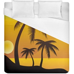 Sunset Summer Duvet Cover (king Size)