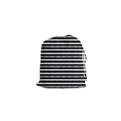 Tribal Stripes Black White Drawstring Pouches (xs)  by Mariart