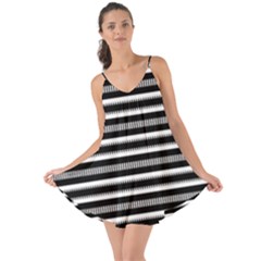 Tribal Stripes Black White Love The Sun Cover Up