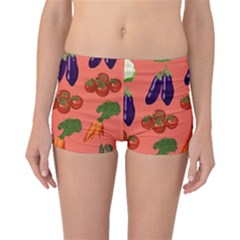 Vegetable Carrot Tomato Pumpkin Eggplant Boyleg Bikini Bottoms by Mariart