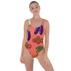 Vegetable Carrot Tomato Pumpkin Eggplant Bring Sexy Back Swimsuit by Mariart