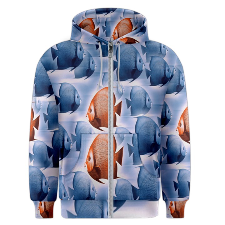 Swim Fish Men s Zipper Hoodie