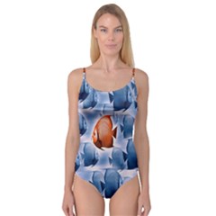 Swim Fish Camisole Leotard  by Mariart