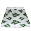 Nature Motif Pattern Design Fitted Sheet (Queen Size) View1