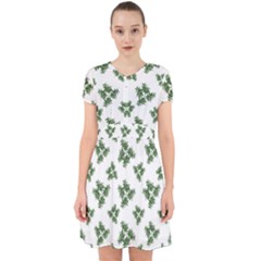 Nature Motif Pattern Design Adorable In Chiffon Dress