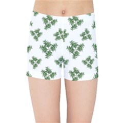 Nature Motif Pattern Design Kids Sports Shorts