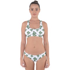 Nature Motif Pattern Design Cross Back Hipster Bikini Set by dflcprints