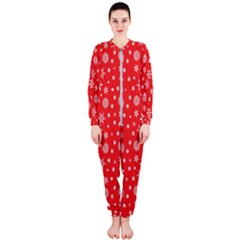 Xmas Pattern Onepiece Jumpsuit (ladies)  by Valentinaart