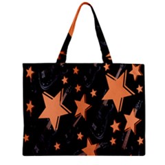 Guitar Star Rain Zipper Mini Tote Bag