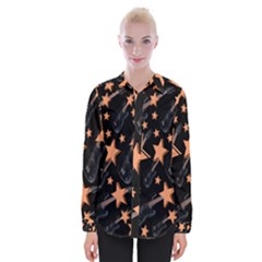 Guitar Star Rain Womens Long Sleeve Shirt