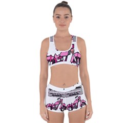 Biker Babe Racerback Boyleg Bikini Set