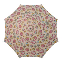 Sweet Pattern Golf Umbrellas by Valentinaart