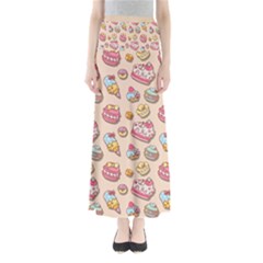 Sweet Pattern Full Length Maxi Skirt