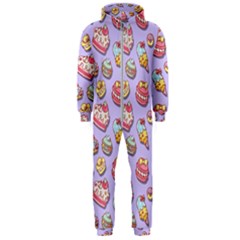 Sweet Pattern Hooded Jumpsuit (men)  by Valentinaart