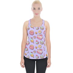 Sweet Pattern Piece Up Tank Top by Valentinaart