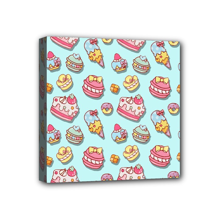 Sweet pattern Mini Canvas 4  x 4 